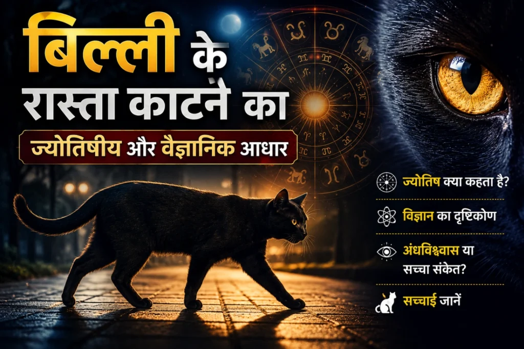 बिल्ली के रास्ता काटने का ज्योतिषीय और वैज्ञानिक आधार, काली बिल्ली की आंखें, ज्योतिष और विज्ञान से जुड़ा रहस्य