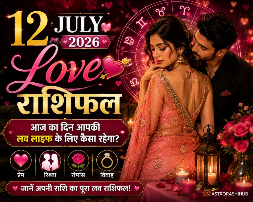 12 July Love Rashifal - 12 जुलाई लव राशिफल