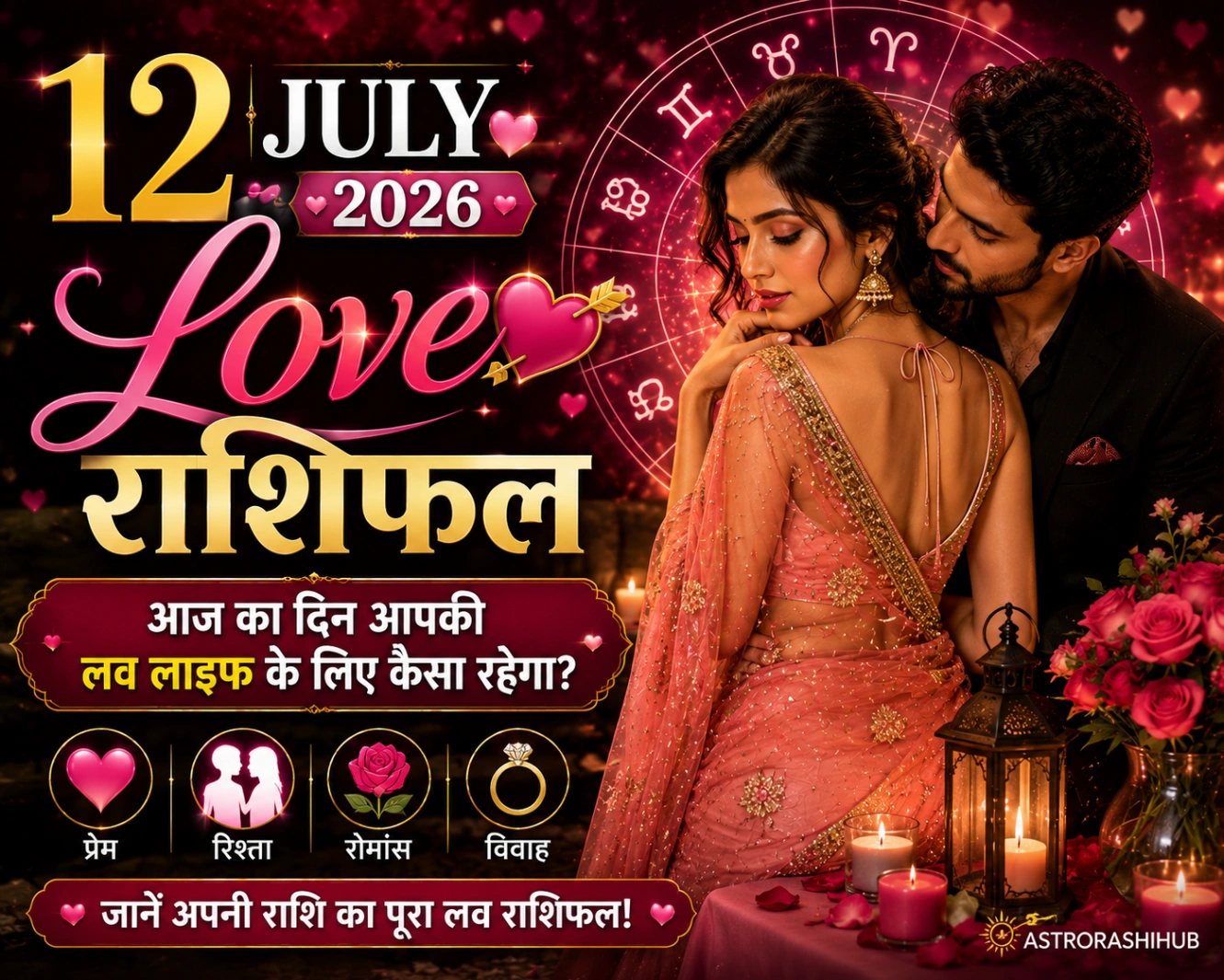 ​12 July Love Rashifal: 12 जुलाई को खुलेगा इन 3 राशियों की मोहब्बत का सबसे बड़ा राज़, पार्टनर सुनेगा दिल की बात!