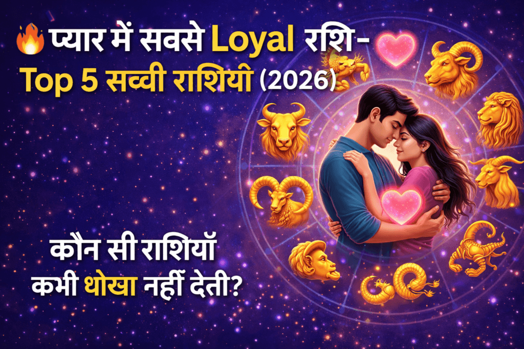 प्यार में सबसे loyal राशि – टॉप 5 सच्ची राशियाँ 2026, कौन सी राशि कभी धोखा नहीं देती