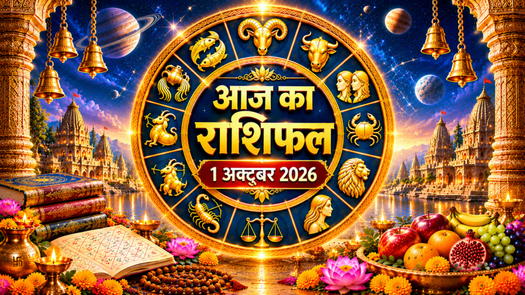 आज का राशिफल 1 अक्टूबर 2026