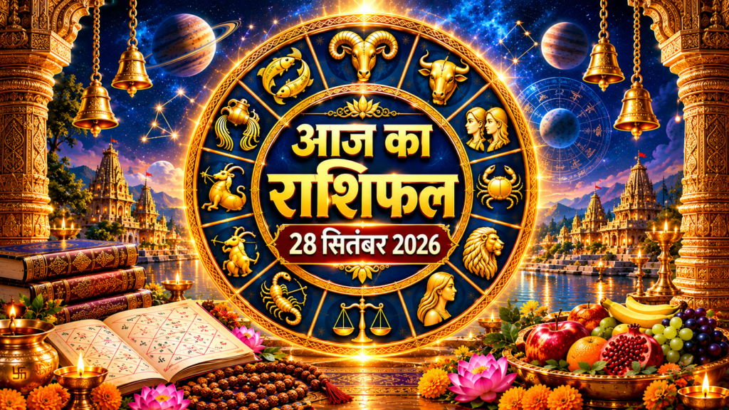 आज का राशिफल 28 सितंबर 2026