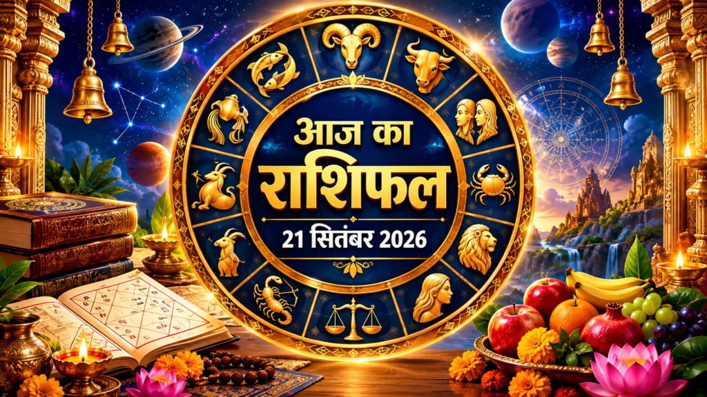 आज का राशिफल 21 सितंबर 2026