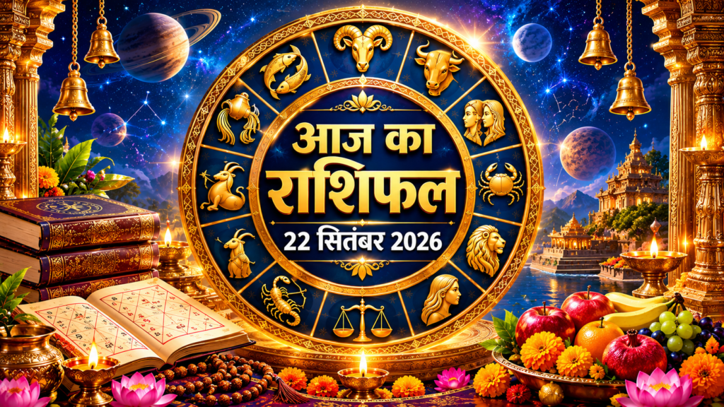 आज का राशिफल 22 सितंबर 2026