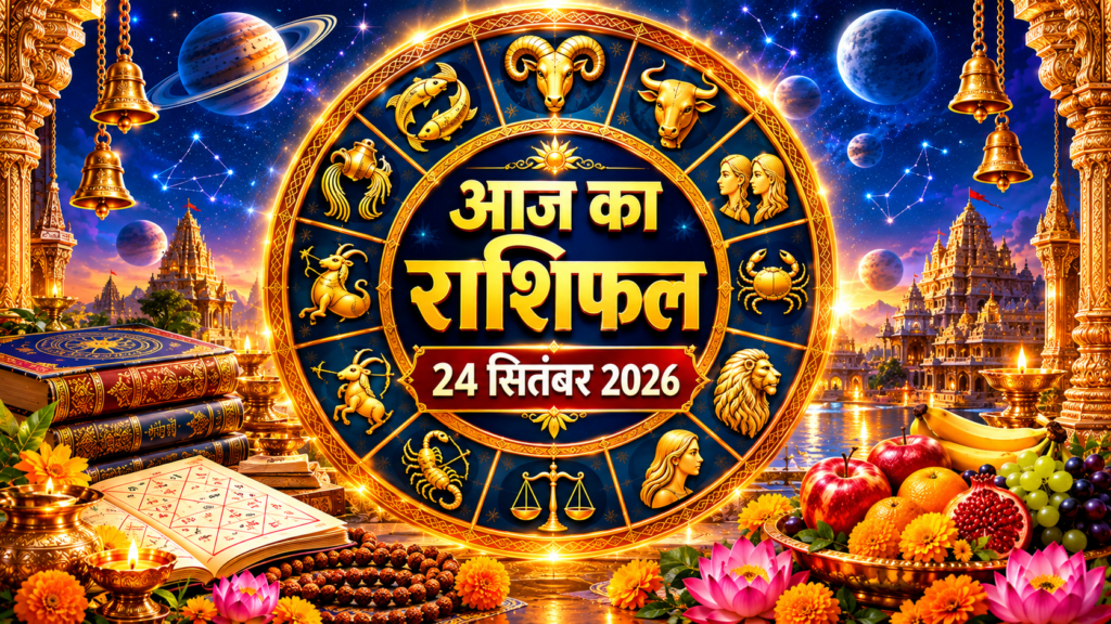 आज का राशिफल 24 सितंबर 2026