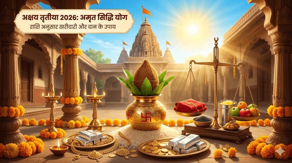 अक्षय तृतीया 2026 राशि अनुसार खरीदारी और दान - अमृत सिद्धि योग विशेष