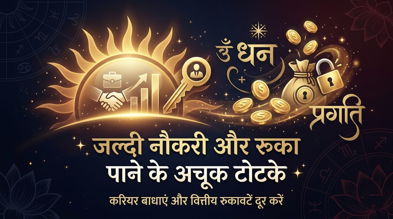 जल्दी नौकरी और रुका पैसा पाने के अचूक टोटके ✨