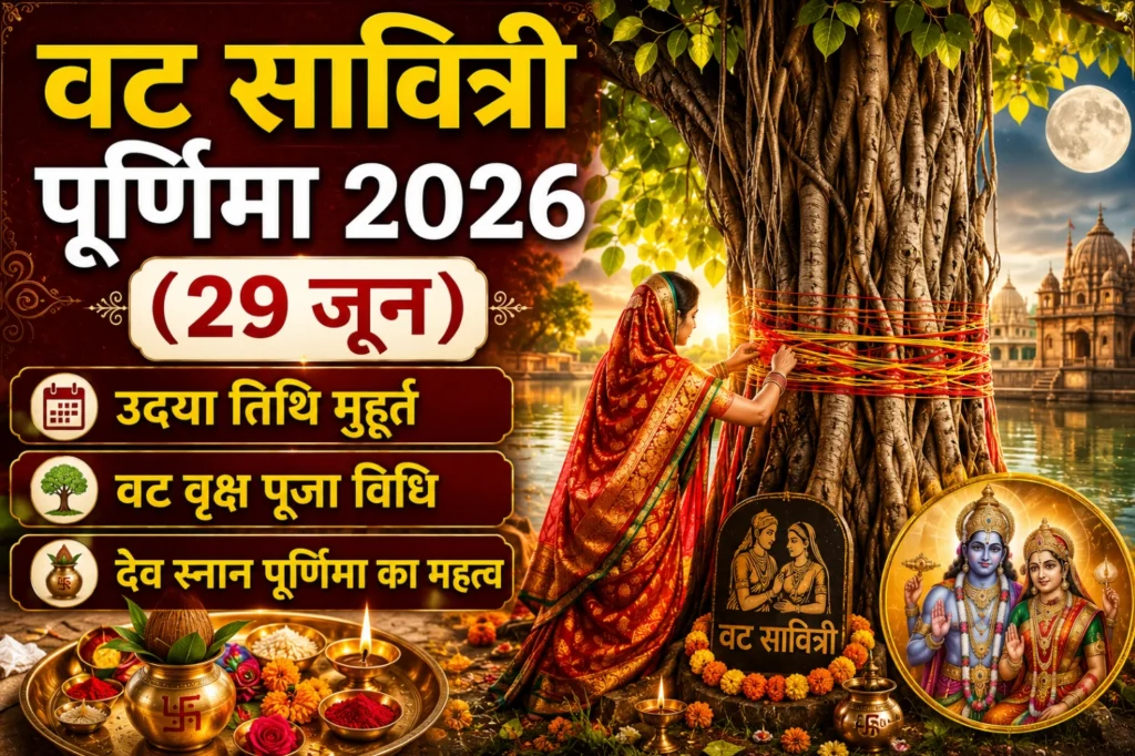 वट सावित्री पूर्णिमा 2026 का शुभ मुहूर्त पूजा विधि और भगवान जगन्नाथ देव स्नान पूर्णिमा एस्ट्रोराशिहब